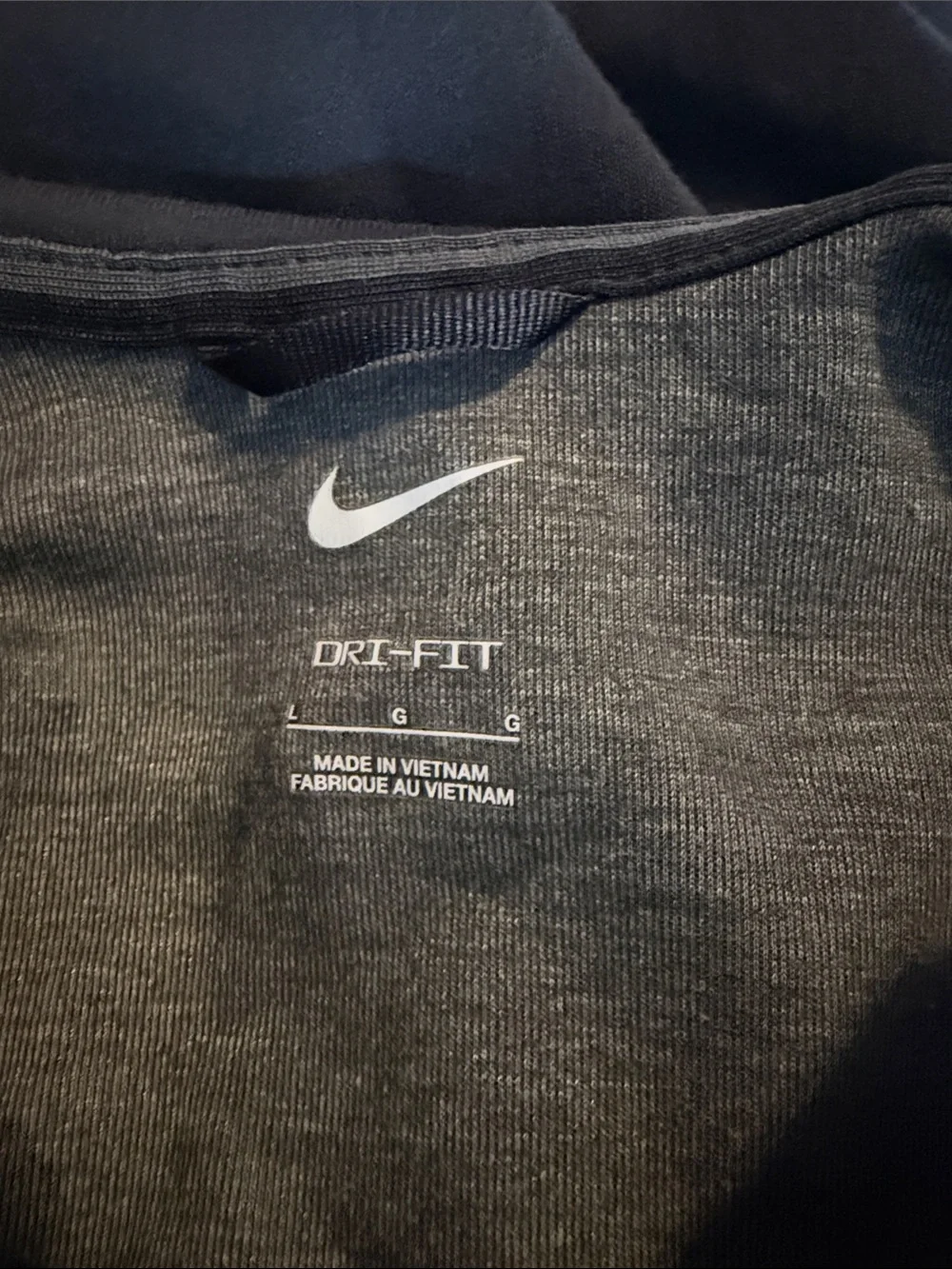 Nike Dri-Fit black full zip hoodie - Oakland University